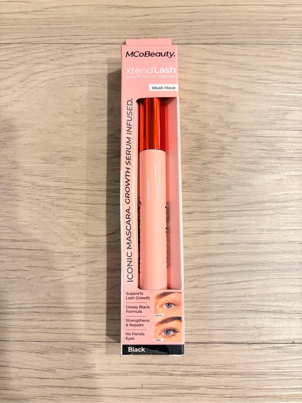 MCoBeauty XtendLash Growth Serum Mascara Black New